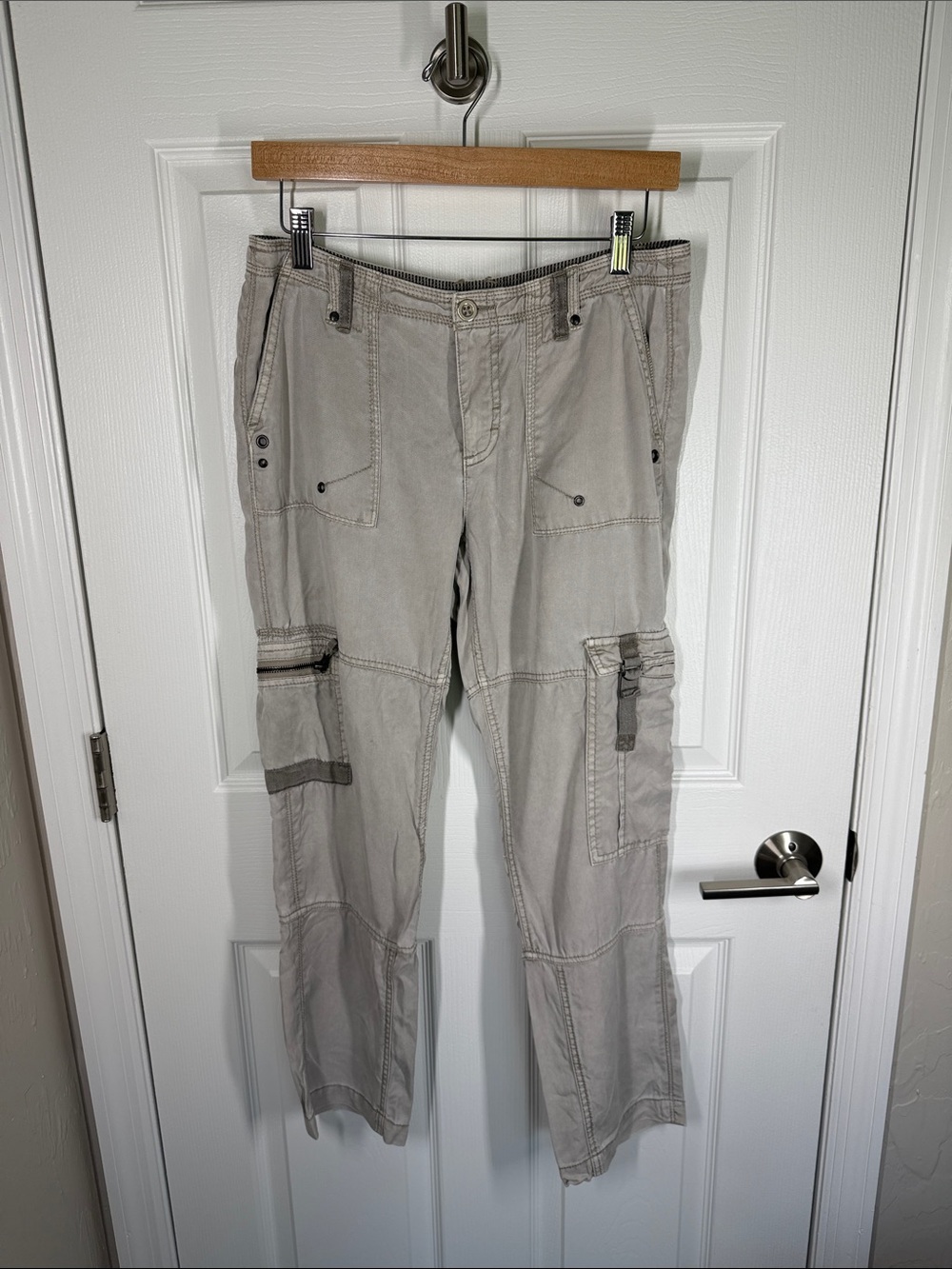 Marrakech cargo utility pants khaki stone 100% Lyocell size 27